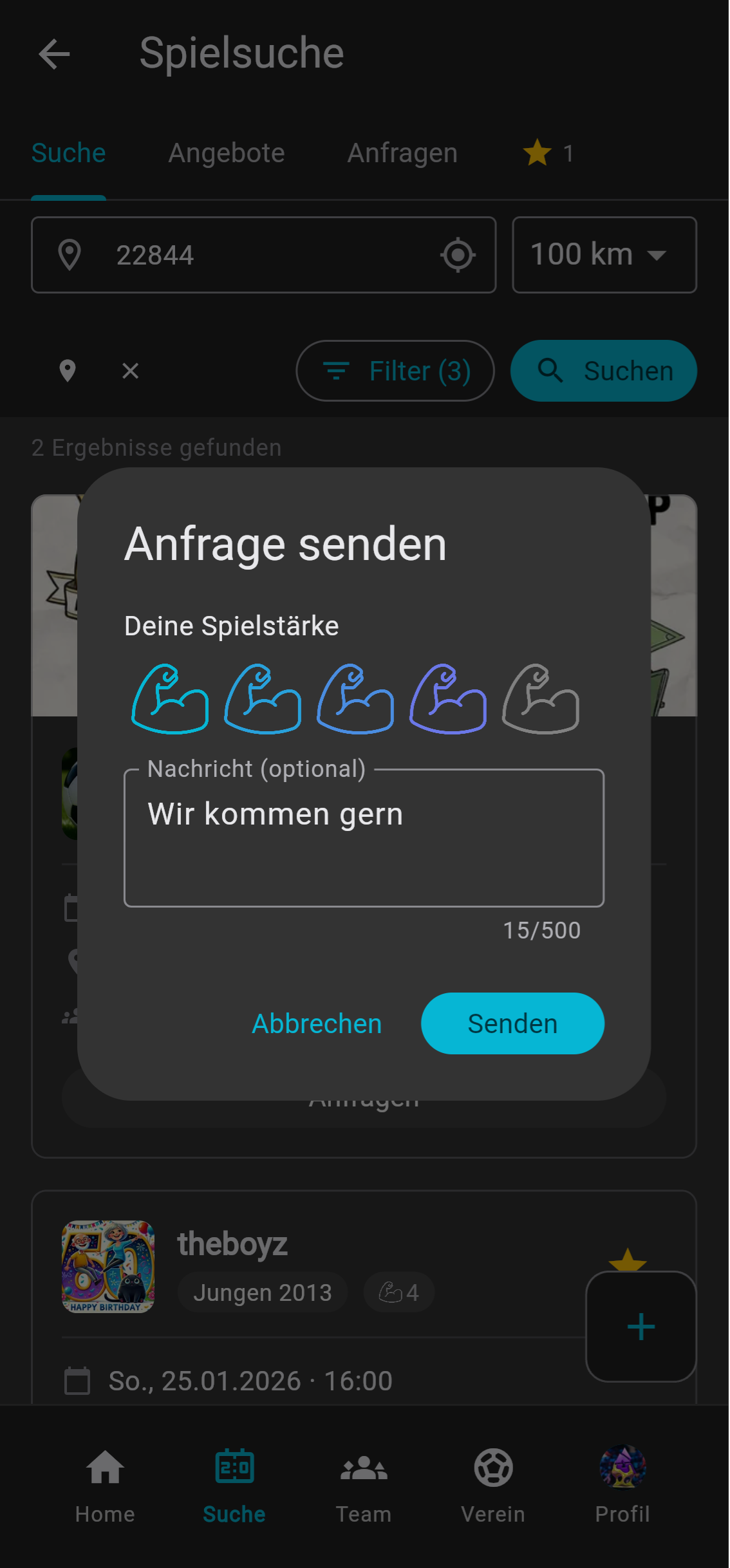 Anfrage